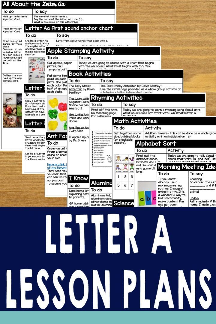 Do your students struggle when learning the alphabet? I can help! Immerse your preschool or kindergarten students in a letter a day or letter of the week to quickly gain fluency in the alphabet. Each letter lesson plan includes a week of hands on activities, book connections, handwriting, science, math, and more that will make learning the alphabet fun and engaging. Nursery Rhymes Activities, Rhyming Activities, Hands On Activities, Book Activities, Alphabet Lesson Plans, Alphabet Book, Learning The Alphabet, Letter Flashcards, Alphabet Worksheets