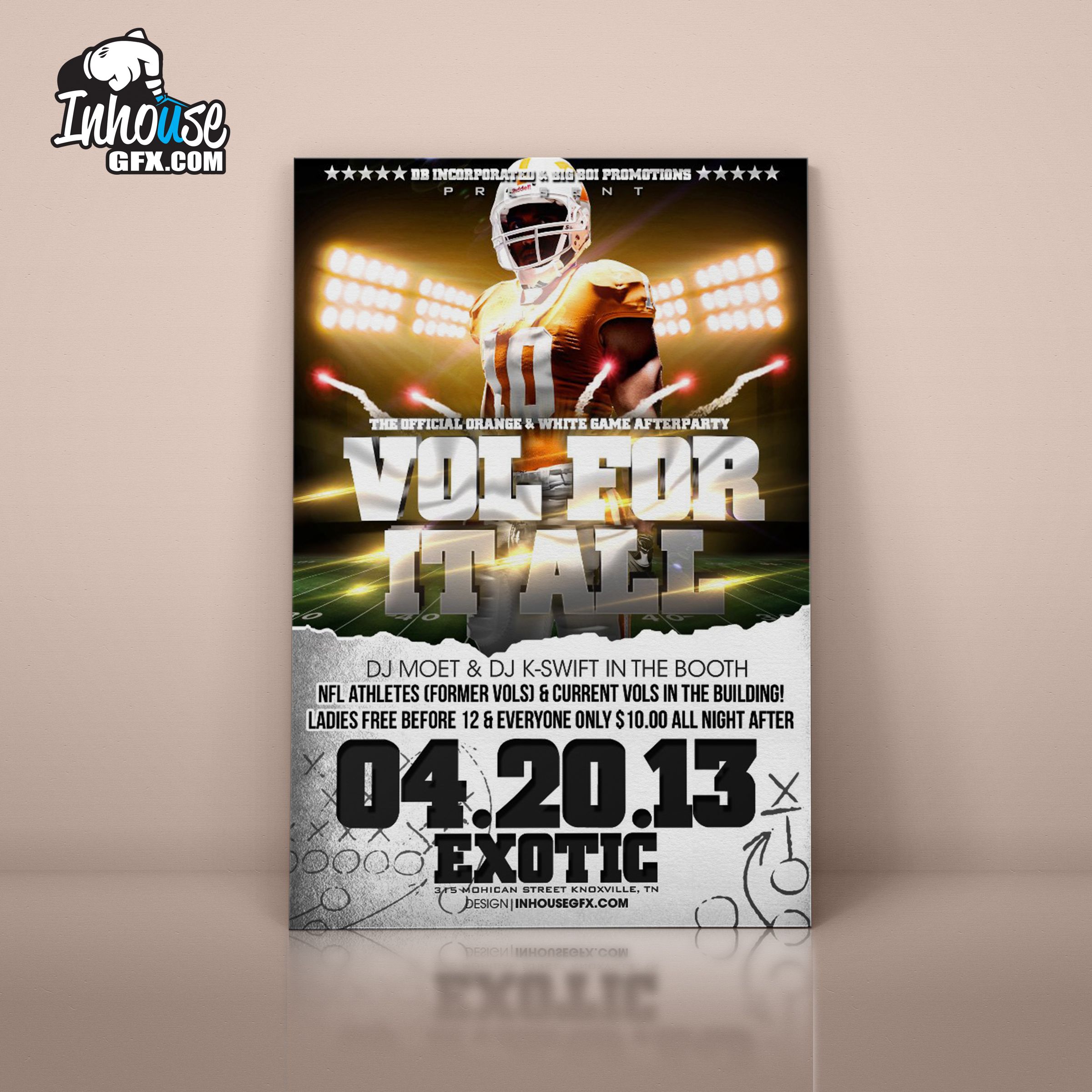 social event flyer designed as an advertisment promoting an after after party theme flyers