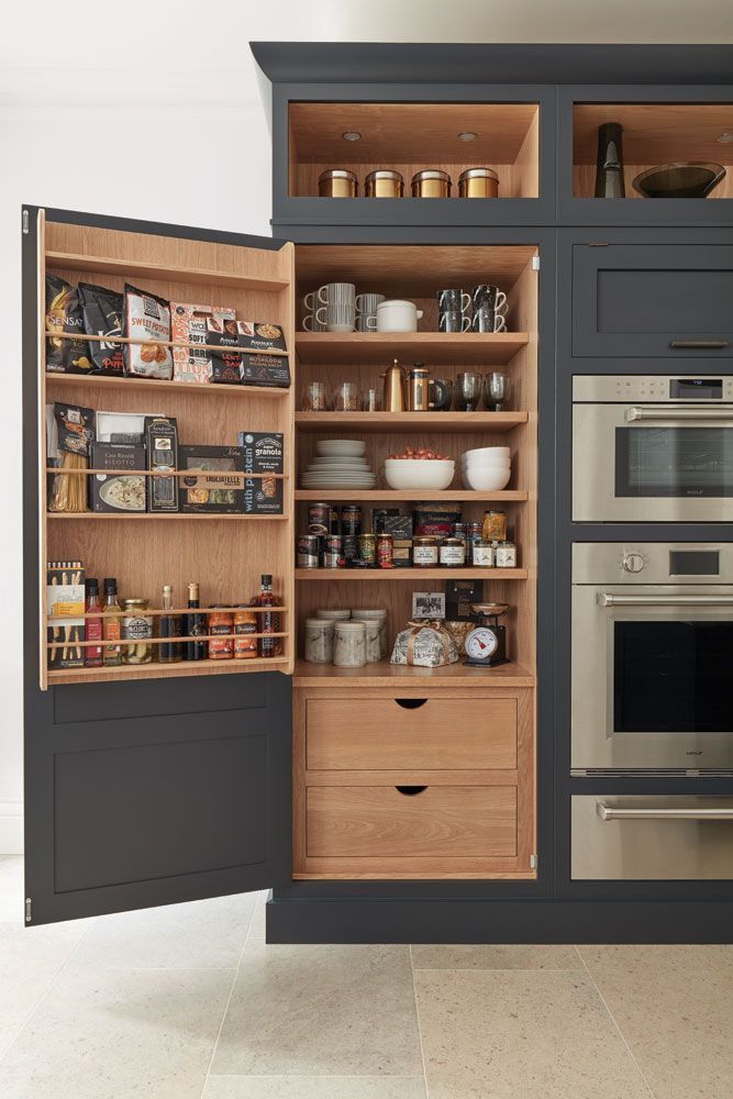 Dark Grey Shaker Style Kitchen