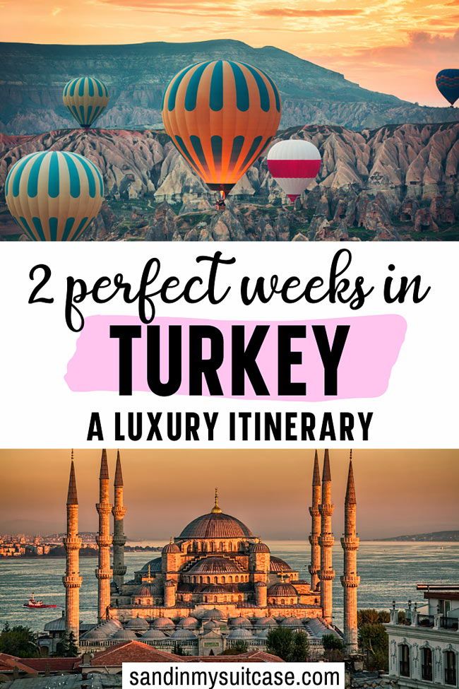 2 Perfect Weeks in Turkey a Luxury Itinerary. Spending two weeks in Turkey? Check out our luxury Turkey itinerary! Discover the best places to visit in Turkey and the best things to do in Turkey. #Turkey #itinerary #Istanbul #Cappadocia #Bodrum Turkey Honeymoon, Turkey Vacation, Beautiful Places To Visit, Cool Places To Visit, Places To Go, Turkey Travel Istanbul, Turkey Places, Greece Itinerary, Turkey Travel Guide
