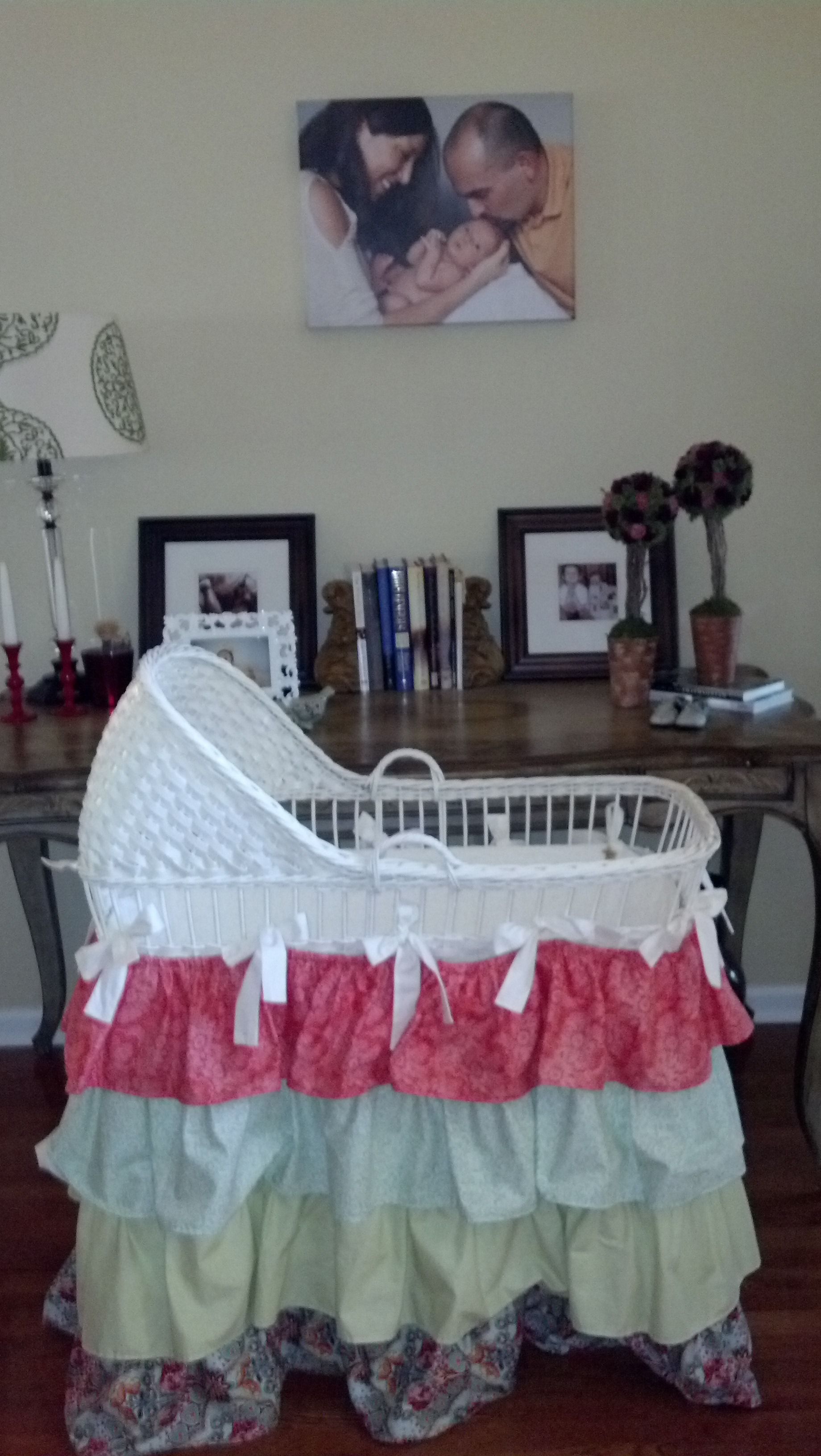 Diy Box Pleat Crib Skirt Crib Skirt Tutorial Crib Skirts Diy Baby Stuff