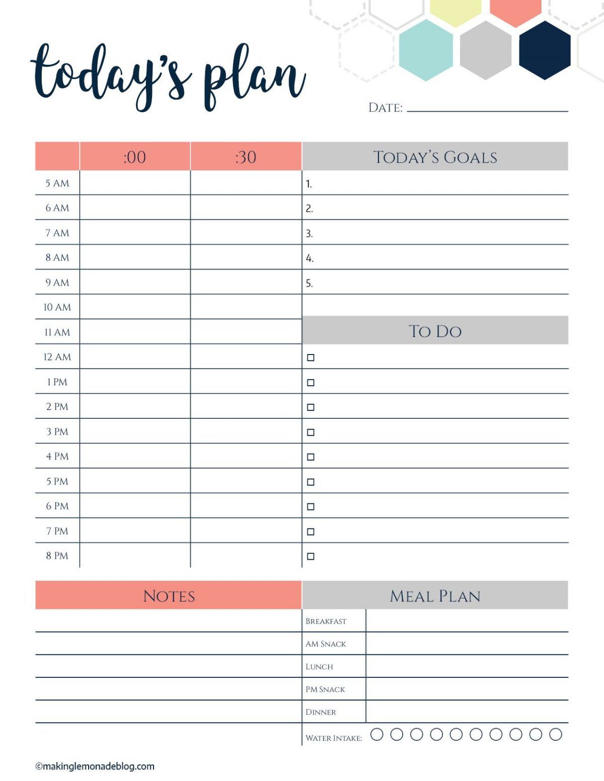 Daily Timetable Template For Kids 6 heegan times Daily planner