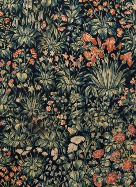 Avoir Images Exceptionnelle Tapisserie Mille Fleurs Travail De Basse Lice dernière salutations