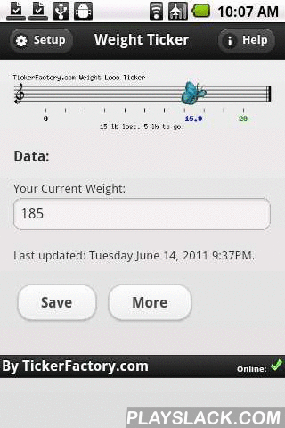 weight ticker android app playslack com tickerfactory com 39 s