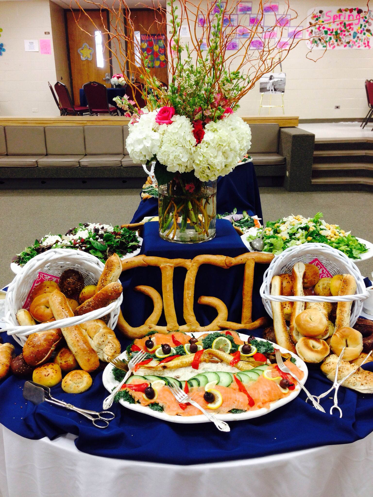 kiddush luncheon blue kiddush