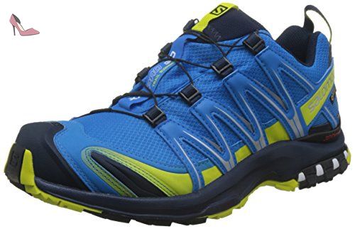 Salomon Xa Pro 3d Gtx Chaussures De Trail Homme Bleu Cloisonne Navy Blazer Sulphur Sprin Running Shoes For Men Best Trail Running Shoes Best Hiking Shoes
