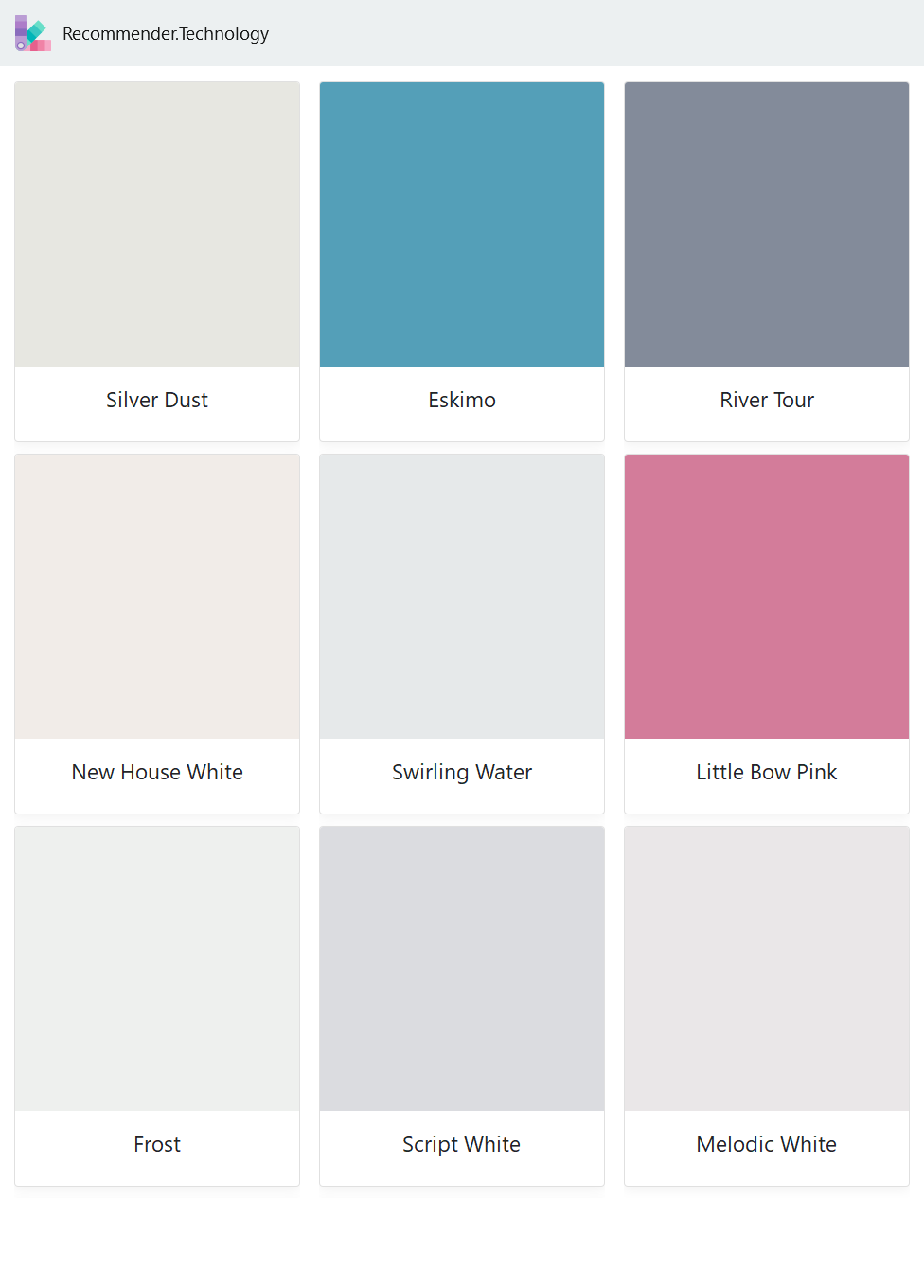 Silver Dust New House White Frost Eskimo Swirling Water Script Silver Dust New House White Frost Eskimo Swirling Water Script River Tour Little Bow Pink Melodic Whi 2018 Behr Paint Color Palettes