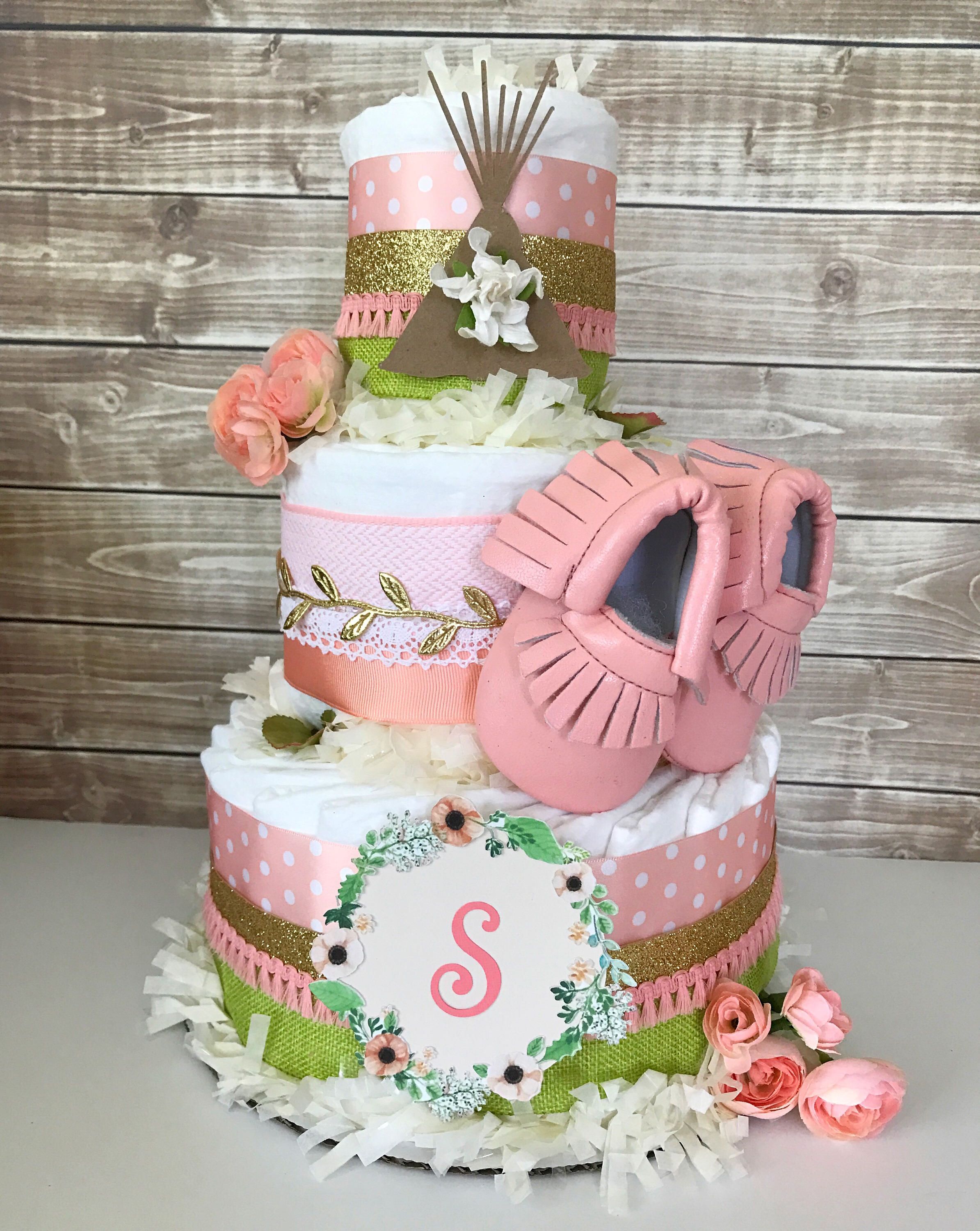 A Personal Favorite From My Etsy Shop Httpswwwetsycomlisting528685889Boho Diaper Cake For Girls Girl Diaper A Personal Favorite From My Etsy Shop Httpswwwetsycomlisting528685889Boho Diaper Cake For Girls Girl Diaper
