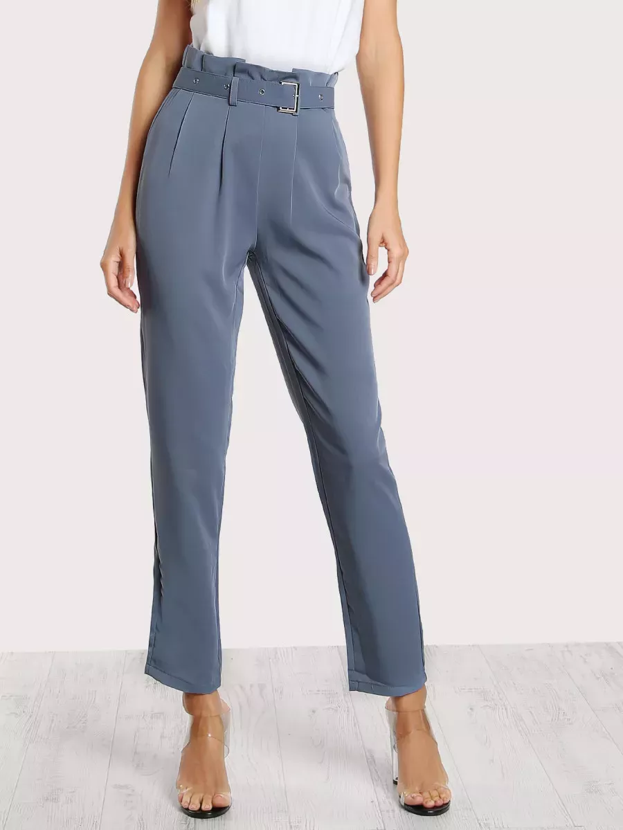 High Waisted Black Trouser Pants High Waisted Black Trouser Pants