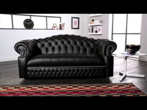 Sandringham Chesterfield Sofa from Sofas by Saxon - YouTube | Chesterfield living room, Leather sofa living room, Sofa