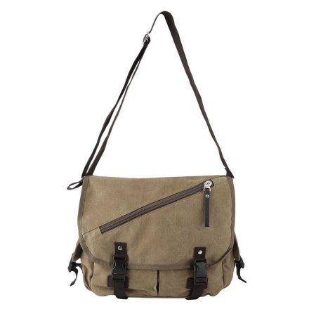 Men Vintage Casual Travel Satchel Canvas Crossbody School Messenger Shoulder Bag