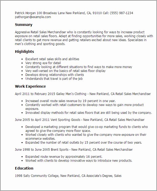 merchandiser job description resume best of retail sales junior merchandiser resume