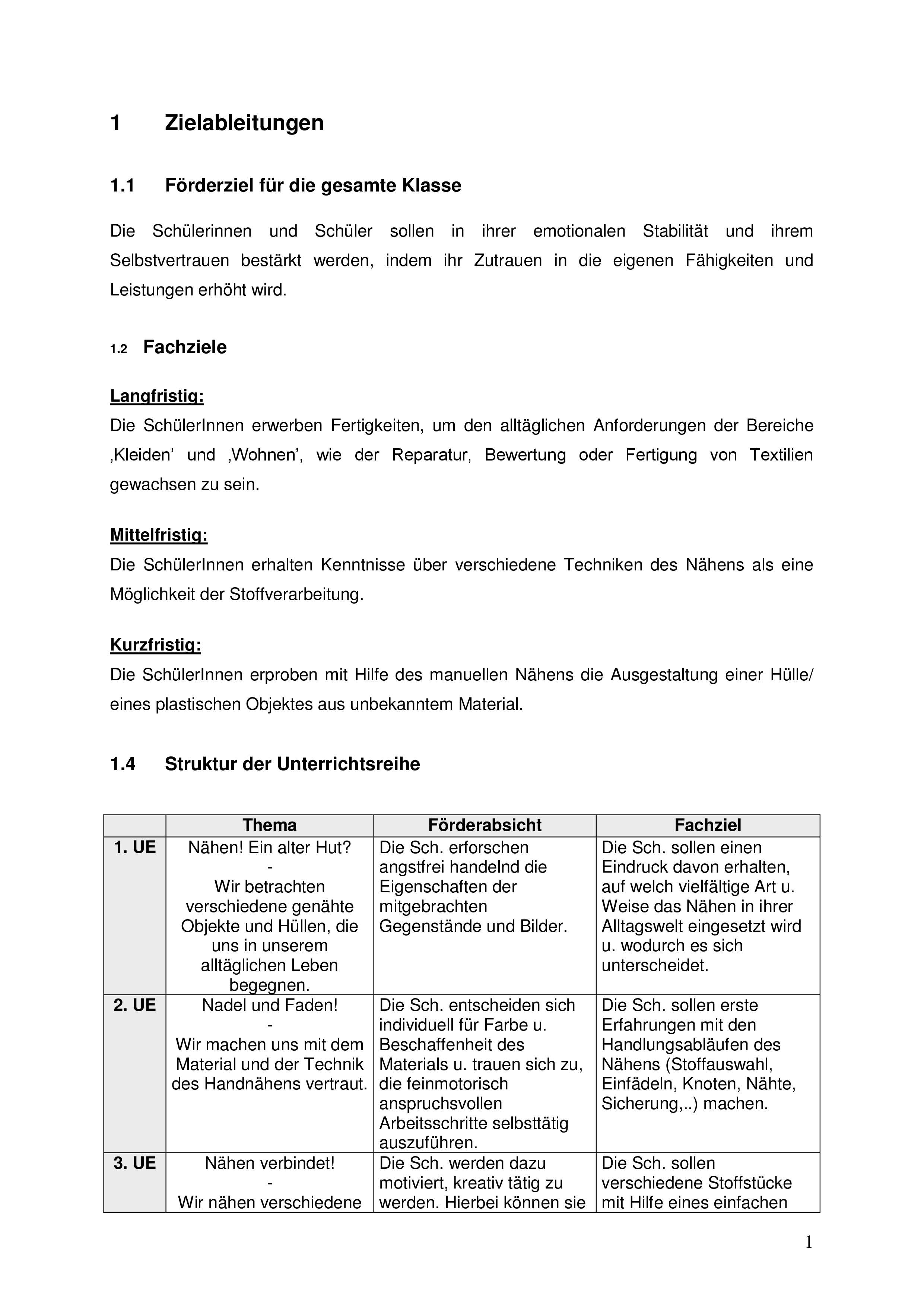 Unterrichtsmethoden zum kennenlernen