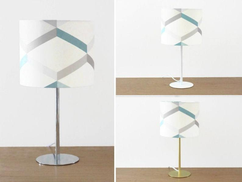 Lampe Pied Metal Et Abat Jour A Personnaliser Abat Jour Diametre