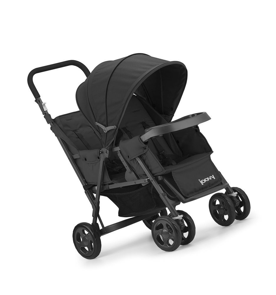 JOOVY Poussette Caboose Too Ultralight Tandem Noir