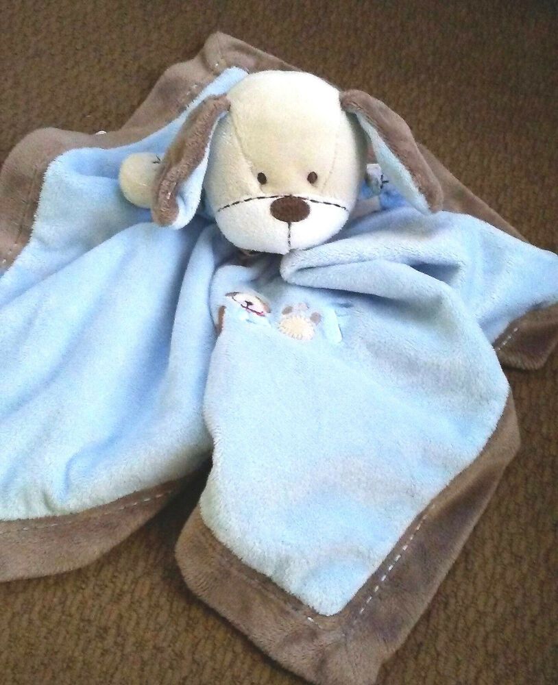 NWT Carters Mommy Loves Me Pink Brown Puppy Dog Baby Security Blanket Rattle Toy