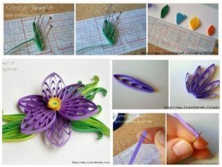 Quilling- ruche technique - Idées d'artisanat simples Seul tamponnement d'œ...