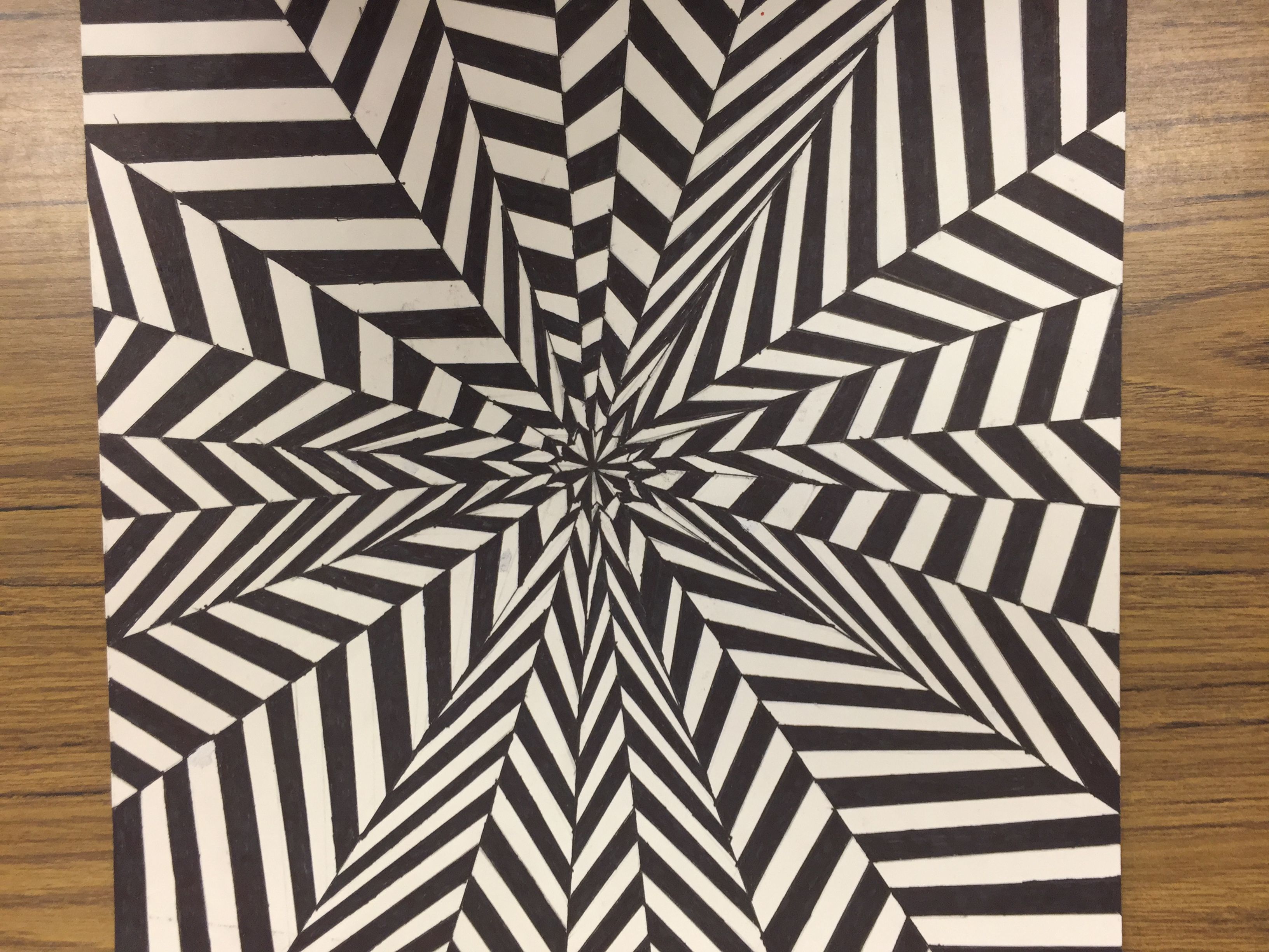 How To Draw An Optical Illusion 2019 2020 Op Art Lessons