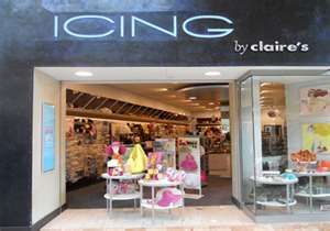 icing store it s like claires in sense of merchandise it s really