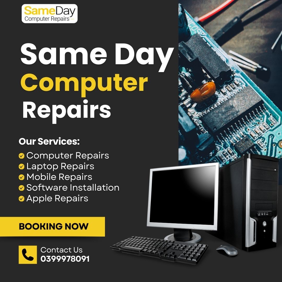 Same Day Computer Repairs – Fast. Reliable. Professional
