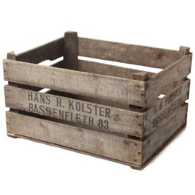 Obstkisten Cagette /à fruits r/étro Structure stable pour /étag/ère et meuble Nature
