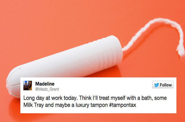These Women Had The Best Responses To Tampons Being Considered A Luxury Item Tampon Tax Tampons Feminism