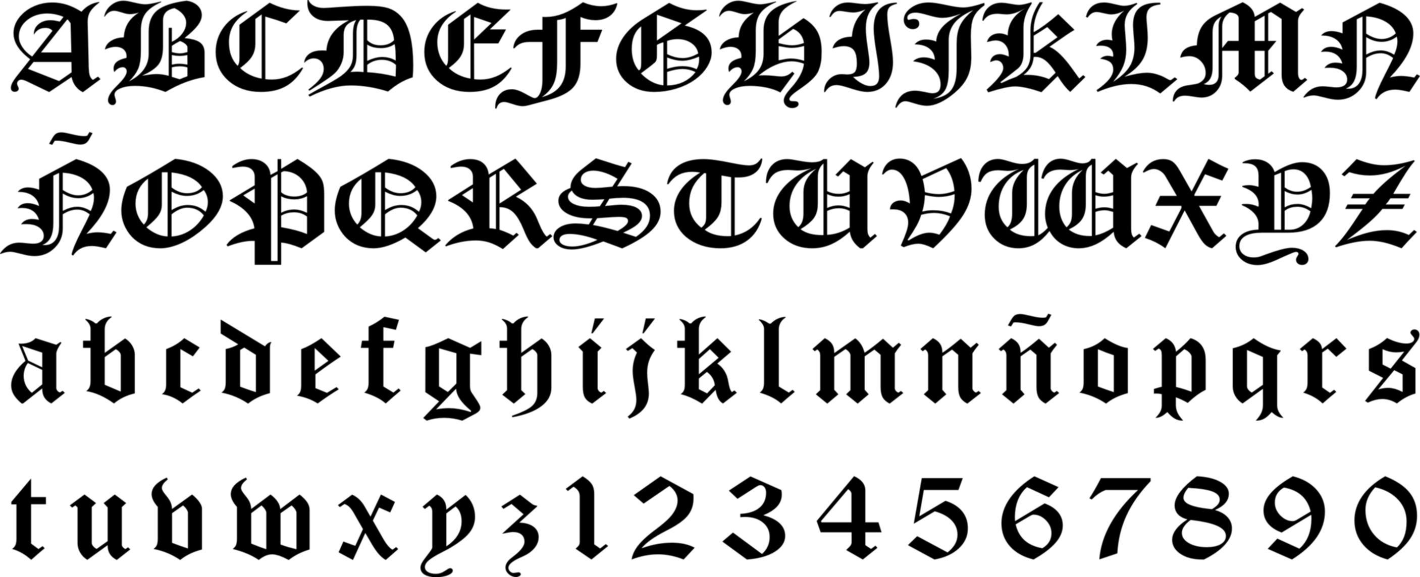 Pin de Edadmedia en Arte Gótico | Letras goticas mayusculas, Letras