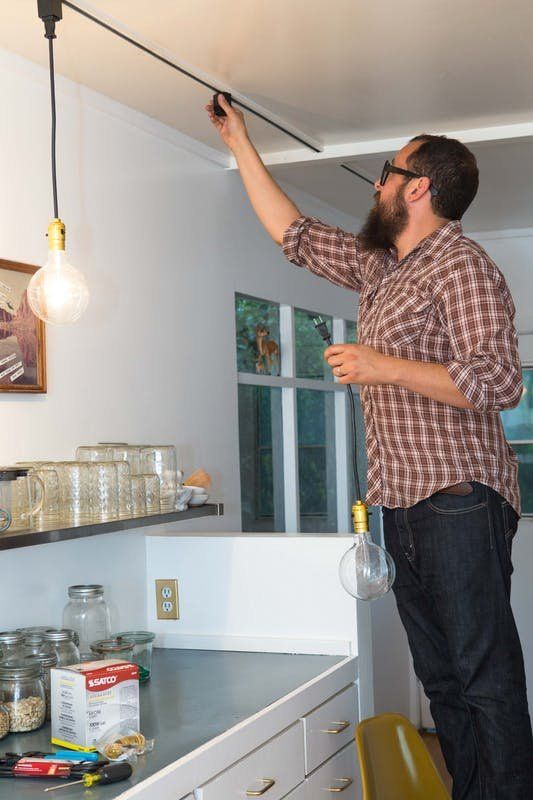 Say Goodbye To Dated Track Lighting With This Easy Clever Say Goodbye To Dated Track Lighting With This Easy Clever