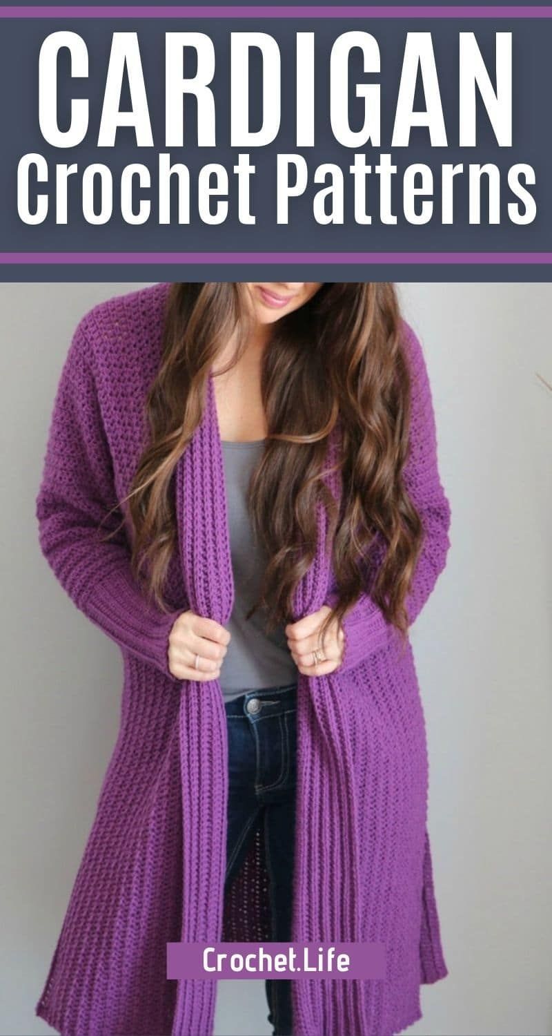 Cozy Cardigan Pattern, Crochet Sweater Coat, Crochet Cardigan Girl, Crochet Cardigan Pattern Free, Womens Crochet Patterns, Crochet Sweaters, Crochet Tops, Crochet Clothes, Sweater Patterns