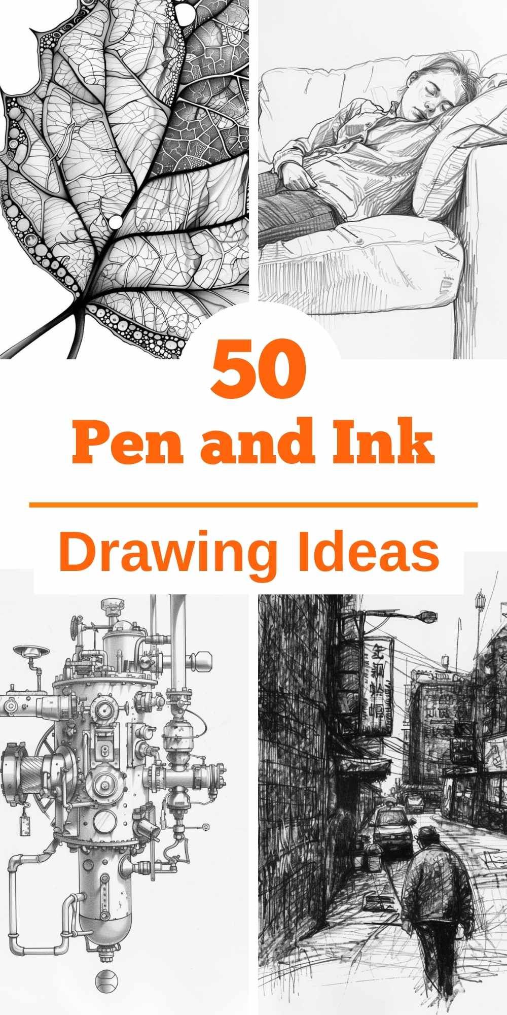 50+ Awesome Pen and Ink Drawing Ideas: Inkspiration Unleashed