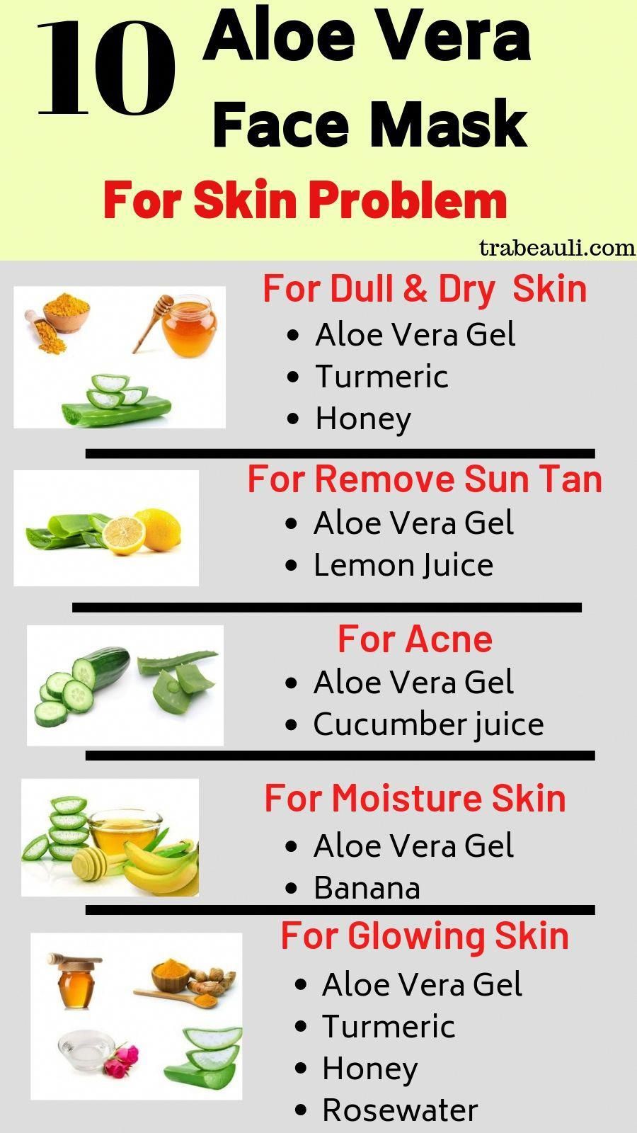 11 DIY Aloe Vera Face Mask For Skin care and Acne Aloe vera for