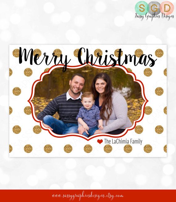 photo christmas card family holiday card happy holidays card