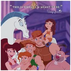 Fan Image - Hercules, Meg, & Family | Disney hercules, Disney funny