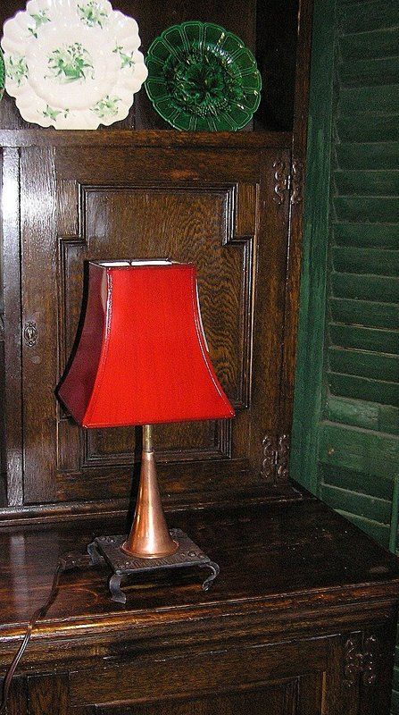 Old Fox Hunting Horn Lamp Decor Old Fox Hunting Horn Lamp