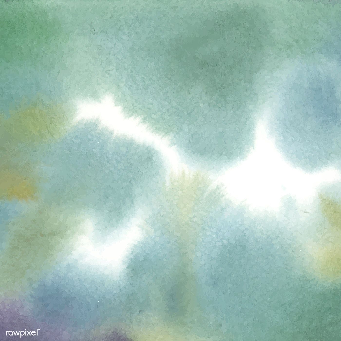 Abstract Green Watercolor Stain Texture Free Image By Rawpixel