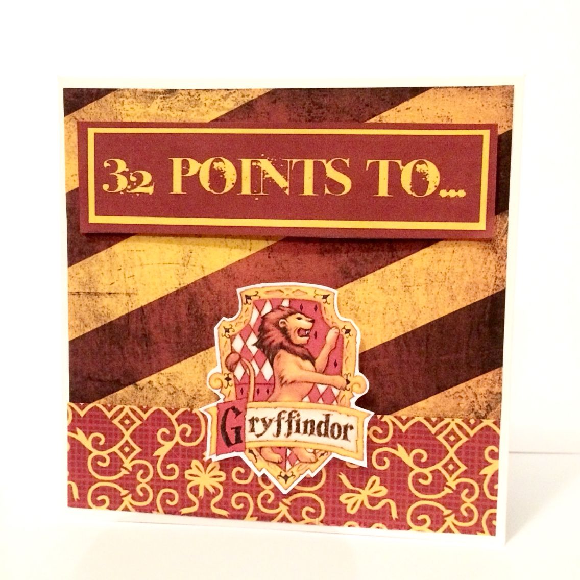 harry potter gryffindor birthday card age birthday