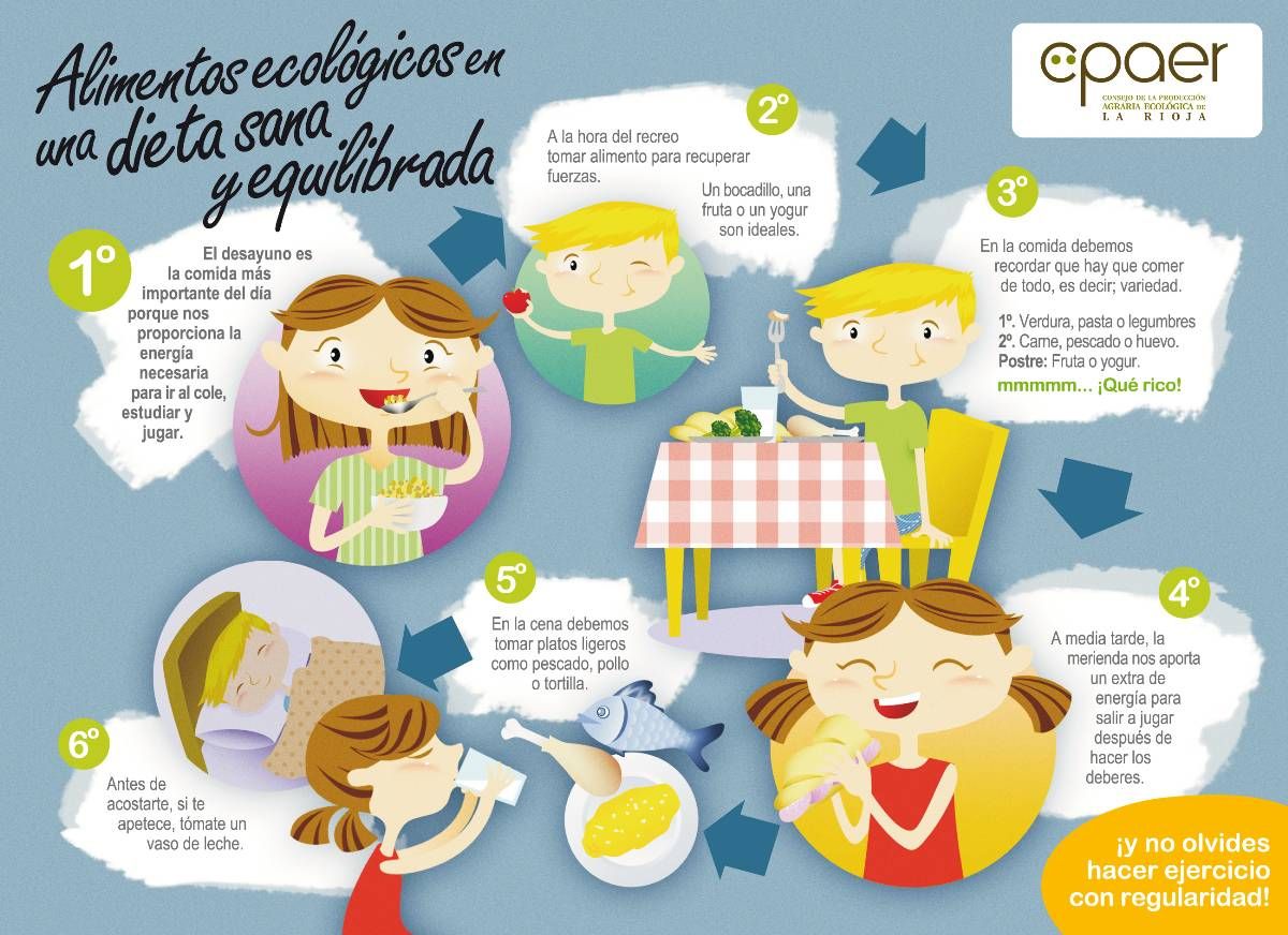 Alimentacion equilibrada para ninos