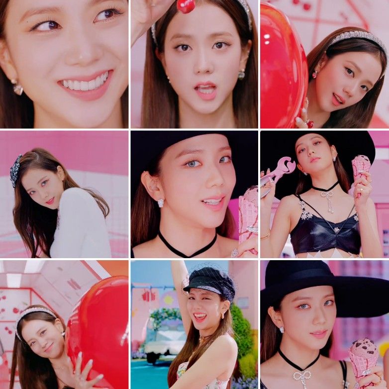 Blackpink X Selena Ice Cream Jisoo Blackpink Selena Hoop Earrings