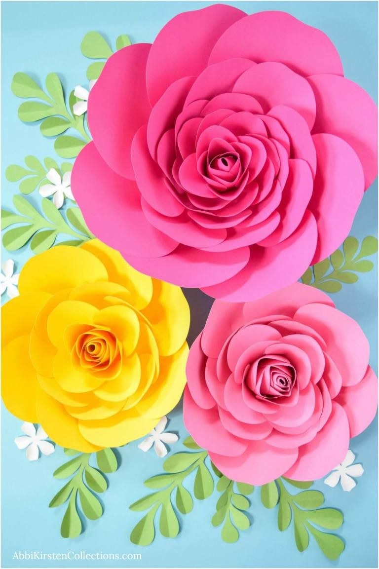 Paper Flower Flower Crafts Paper Flowers Paper Dahlia