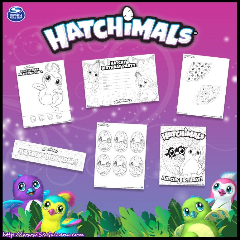 Free Hatchy Birthday Printables from Spin Master's Hatchimals! Includes Free Hatchy Birthday Printables from Spin Master's Hatchimals! Includes