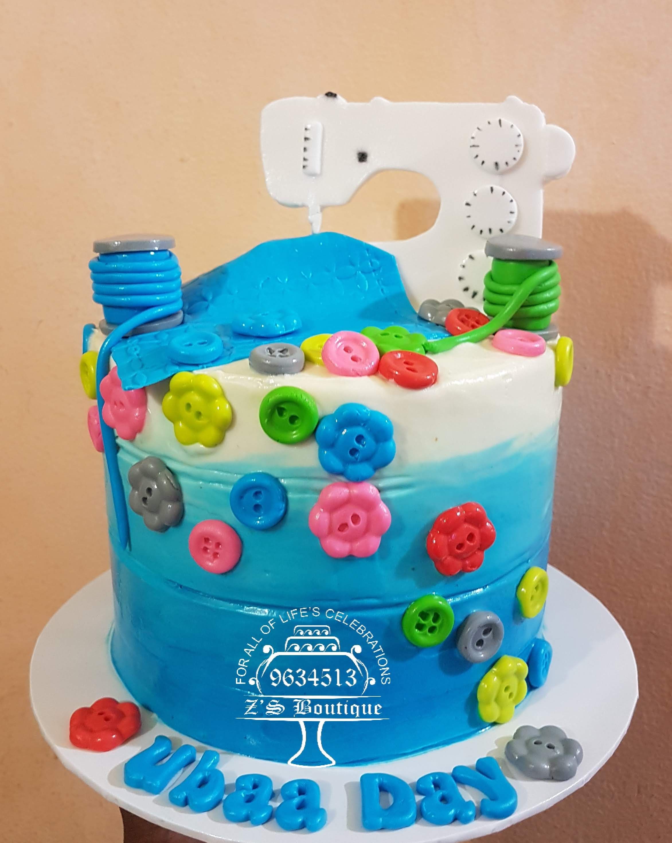 Fondant Cake Topper Sewing Machine Retro - Etsy