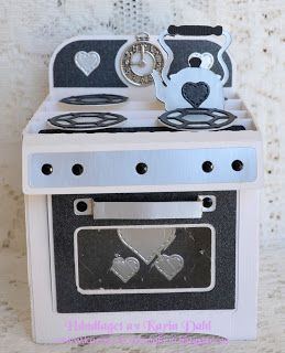 Karins-kortemakeri: komfyr Kitchen Appliances, Cricut, Diy Kitchen Appliances, Home Appliances, Create A Critter, Kitchen Gadgets