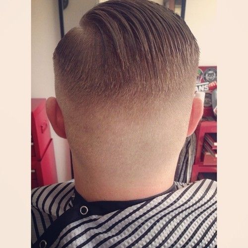 Shaved nape hair cut Shaved nape hair cut