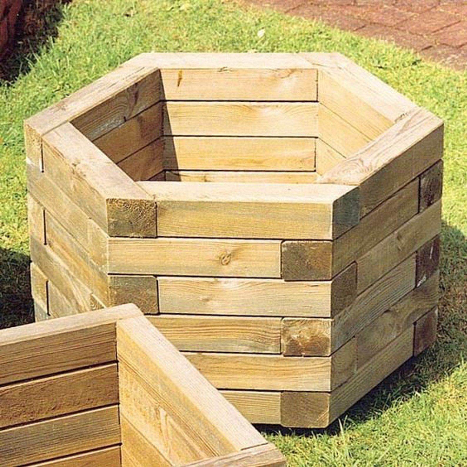 Hexagon Planter Outdoor Planter Indoor Planter Rustic Planter Vertical Planter Wooden Planter Garden Planter Wall Planter Flower Bed Trough Wooden Garden Planters Wood Planters Rustic Planters
