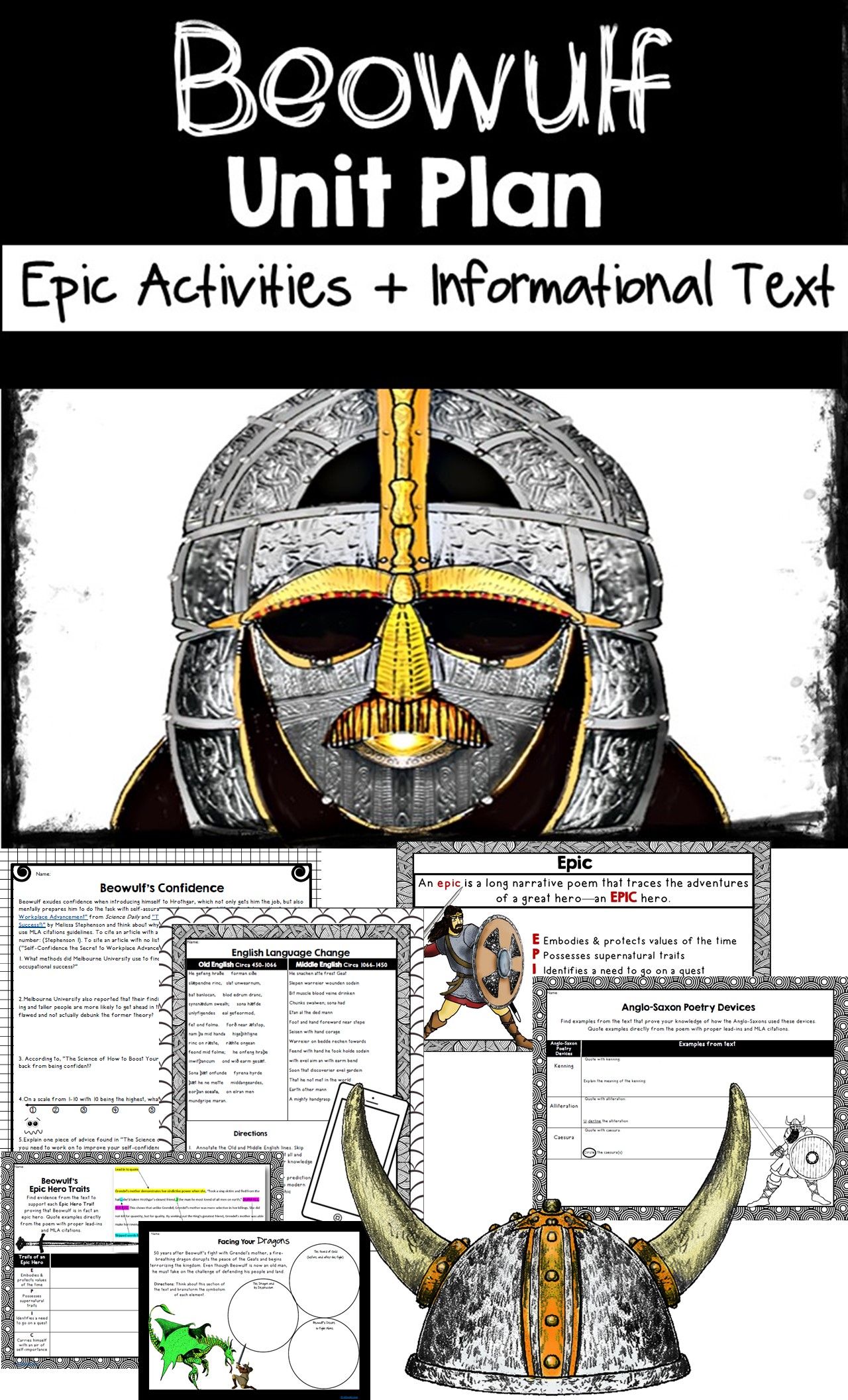 beowulf unit plan with beowulf activities informational beowulf essay topics