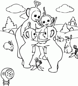 Coloriages Teletubbies 2 Coloriage Livre De Couleur Coloriage Enfant