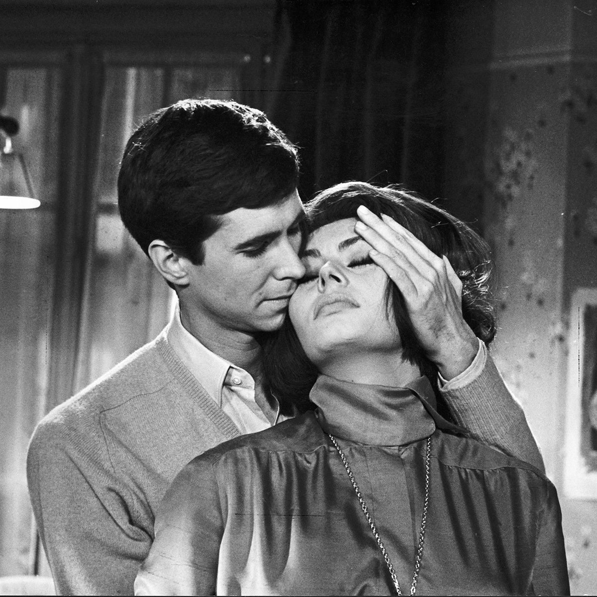 Anthony Perkins and Sophia Loren in Anatole Litvak's FIVE MILES TO MIDNIGHT ('63) Anthony