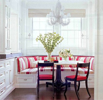 Banquetas en las esquinas: un comedor en la cocina | cocinas | Küche ... Banquetas en las esquinas: un comedor en la cocina | cocinas | Küche ...