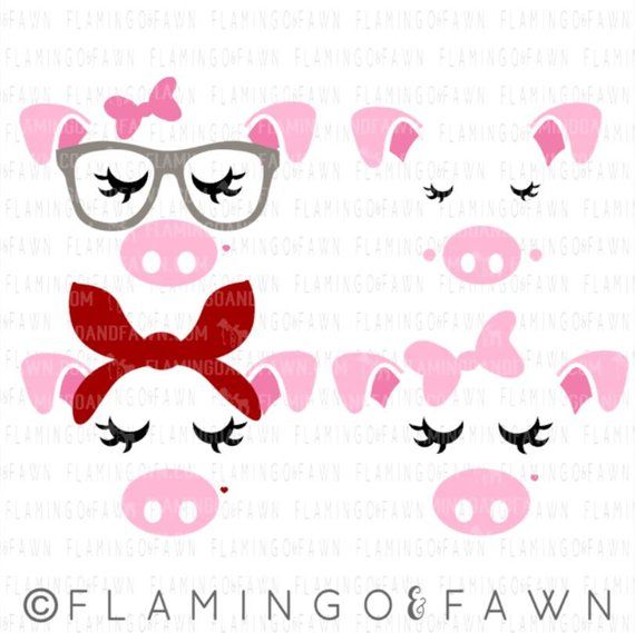 Download Pig face svg, show pig svg, pig dxf, farm svg, pig shirt ...