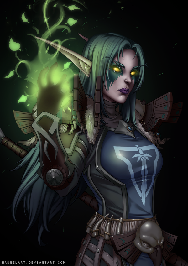 photo Female Night Elf Druid Art pinterest